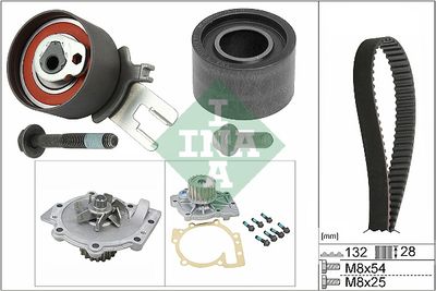 Ūdenssūknis + Zobsiksnas komplekts Schaeffler INA 530 0582 30