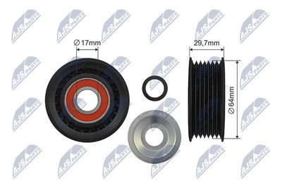 Spriegotājrullītis, Ķīļrievu siksna NTY RNK-ME-061