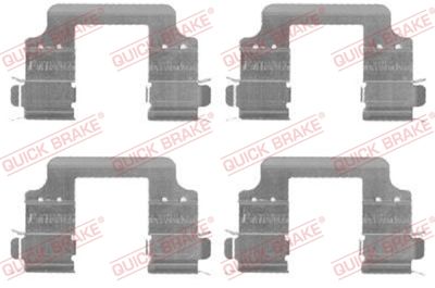 Piederumu komplekts, Disku bremžu uzlikas QUICK BRAKE 109-1728