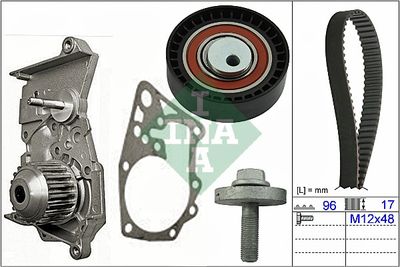 Ūdenssūknis + Zobsiksnas komplekts Schaeffler INA 530 0604 30