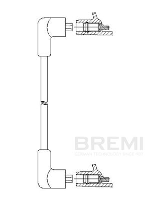 Augstsprieguma vads BREMI 446/33