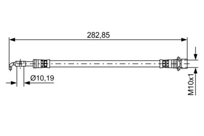 Тормозной шланг BOSCH 1 987 481 643