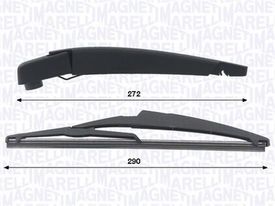 Комплект рычагов стеклоочистителя, система очистки стекол MAGNETI MARELLI 000723180448