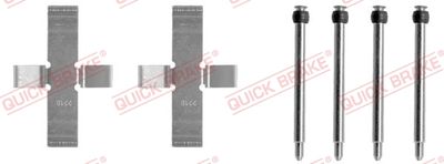 Комплектующие, колодки дискового тормоза QUICK BRAKE 109-1040