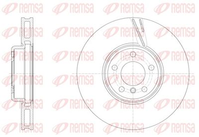 Тормозной диск REMSA 61552.11