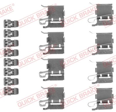 Piederumu komplekts, Disku bremžu uzlikas QUICK BRAKE 109-1748