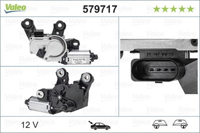 Двигатель стеклоочистителя VALEO 579717
