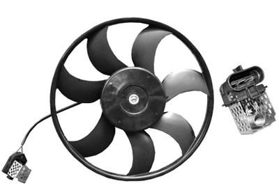 Ventilators, Motora dzesēšanas sistēma VAN WEZEL 3742744