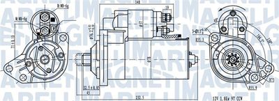 Стартер MAGNETI MARELLI 063720789010
