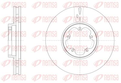 Тормозной диск REMSA 61565.10