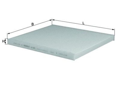 Фильтр, воздух во внутренном пространстве KNECHT LA 301