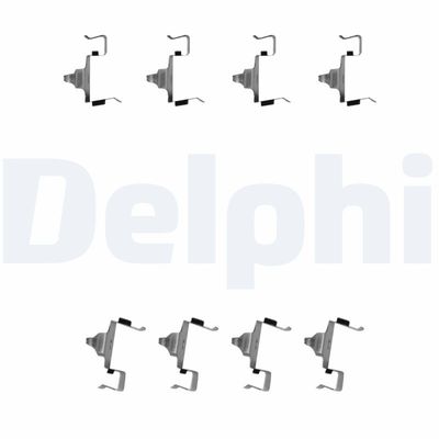 DELPHI LX0615 Piederumu komplekts, Disku bremžu