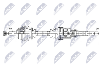 Приводной вал NTY NPW-PE-135