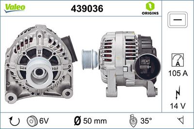 Ģenerators VALEO 439036