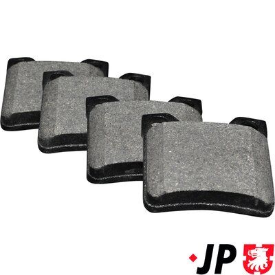Комплект тормозных колодок, дисковый тормоз JP GROUP 4163701410