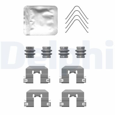 Piederumu komplekts, Disku bremžu uzlikas DELPHI LX0764