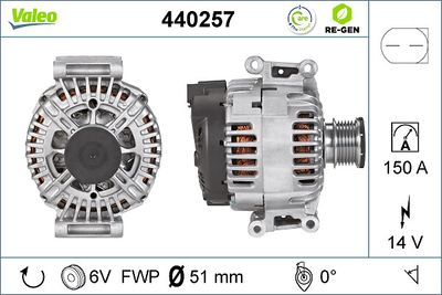 Генератор VALEO 440257