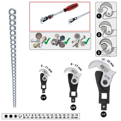 Multifunkcionāla atslēga KS TOOLS 114.0060