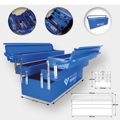 Instrumentu kaste KS TOOLS BT150800