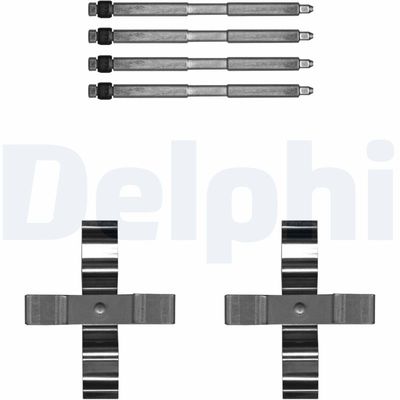 DELPHI LX0703 Piederumu komplekts, Disku bremžu
