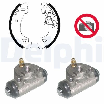 Комплект тормозных колодок DELPHI KP956