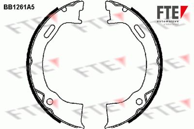 Bremžu loku kompl., Stāvbremze FTE 9100054
