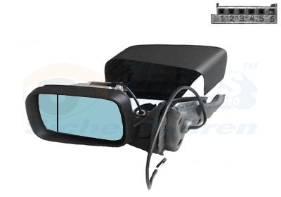 Ārējais atpakaļskata spogulis VAN WEZEL 0646805