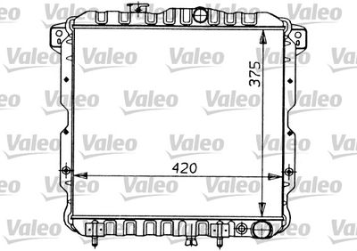 Radiators, Motora dzesēšanas sistēma VALEO 819119