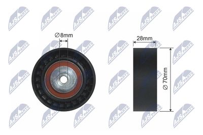 Parazīt-/Vadrullītis, Ķīļrievu siksna NTY RNK-VW-005
