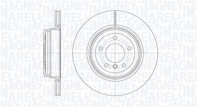 Тормозной диск MAGNETI MARELLI 361302040736