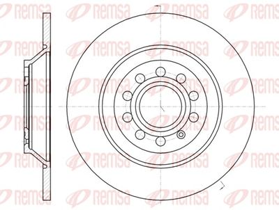 Тормозной диск REMSA 61207.00