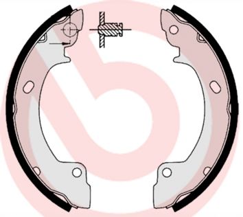 Bremžu loku komplekts BREMBO S 30 506