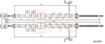Trose, Stāvbremžu sistēma COFLE 10.5334