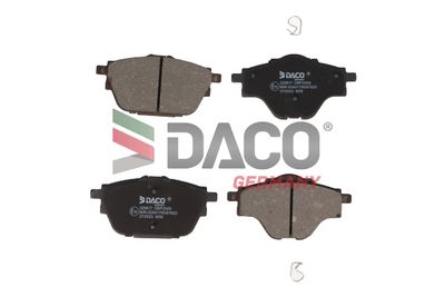 Bremžu uzliku kompl., Disku bremzes DACO 320617