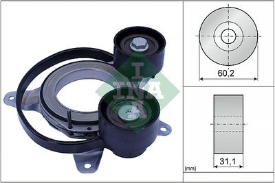 Siksnas spriegotājs, Ķīļsiksna Schaeffler INA 534 0814 10