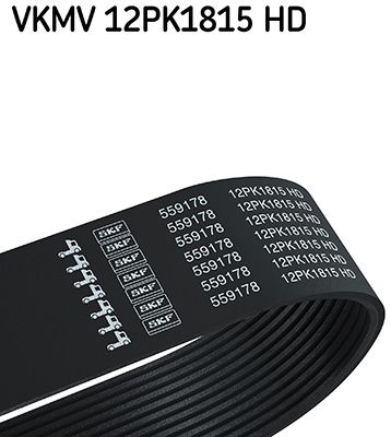 Ķīļrievu siksna SKF VKMV 12PK1815 HD