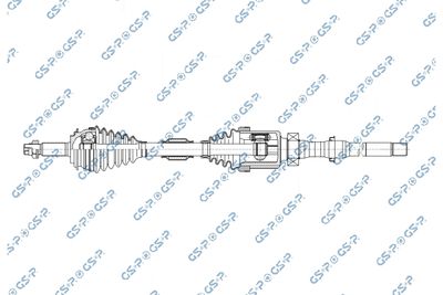 Piedziņas vārpsta GSP 259627