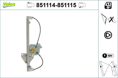 Стеклоподъемник VALEO 851114