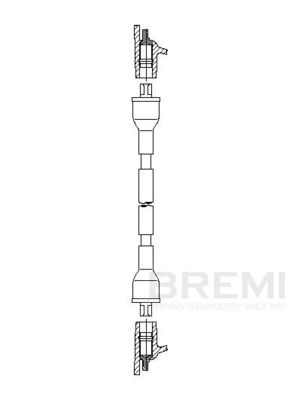 Augstsprieguma vads BREMI 736E33