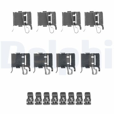 Комплектующие, колодки дискового тормоза DELPHI LX0491