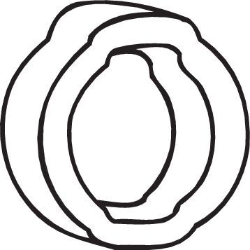 Резиновые полоски, система выпуска BOSAL 255-356