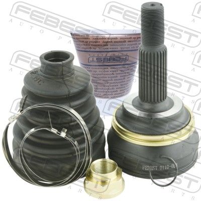 Šarnīru komplekts, Piedziņas vārpsta FEBEST 0110-054