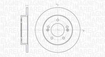 Bremžu diski MAGNETI MARELLI 361302040730
