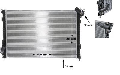 Radiators, Motora dzesēšanas sistēma MAHLE CR 984 000S