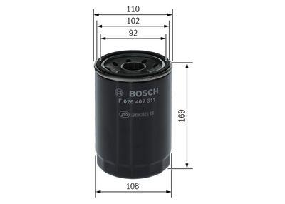 Топливный фильтр BOSCH F 026 402 311