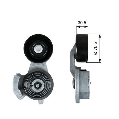 Siksnas spriegotājs, Ķīļsiksna GATES T39366