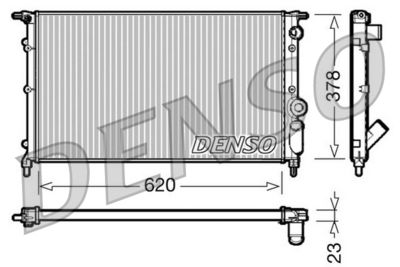Radiators, Motora dzesēšanas sistēma DENSO DRM23022