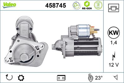 Starteris VALEO 458745