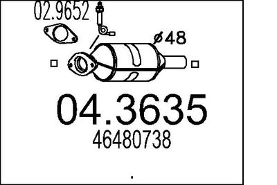 Катализатор MTS 04.3635