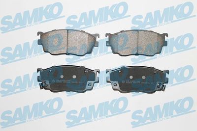 Комплект тормозных колодок, дисковый тормоз SAMKO 5SP1046